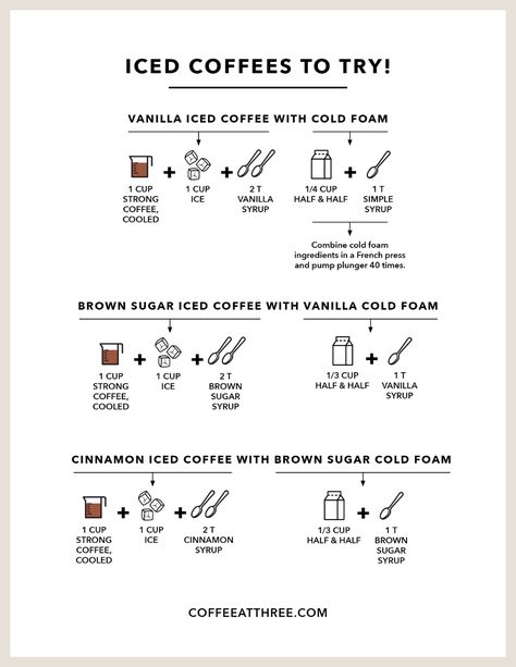 Barista Tips, Expresso Recipes, Deja Brew, Coffee Magic, Vanilla Iced Coffee, Nespresso Recipes, Coffee Jokes, Cold Starbucks Drinks, Coffee Recipes Starbucks