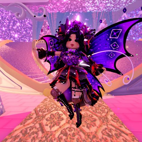 royale high darkness fairy ! campus 3! Dark Fairy Royale High, Fairy Royale High, Dark Element, Sunset Island, Island Theme, Dark Fairy, Royale High, Pins, Quick Saves