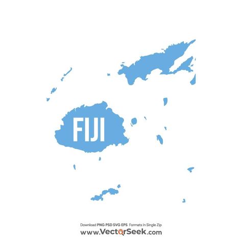 Fiji Map, Fiji Islands, Vector Map, Map Vector, Vector File, Vector Logo, Free Download, Logo Design, Australia