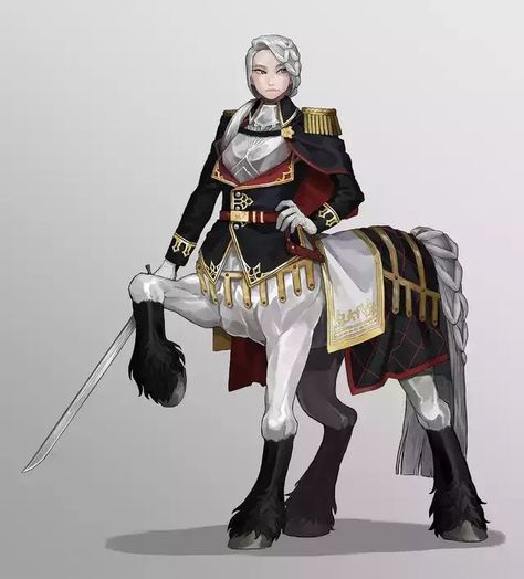 Centaur Paladin Dnd, Centaur Clothes Ideas, Centaur Concept Art, Centaur Character Art, Centaur Armor, Centaur Character Design, Dnd Centaur, Female Centaur, Fantasy Races