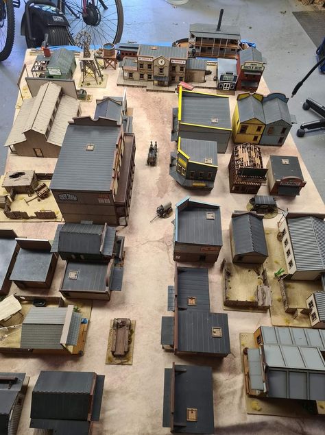 Wild West Environment, Western Diorama, West Map, Cowboy Town, Farm Toy Display, Old Western Towns, Old West Town, Urban Landscape Design, West Town