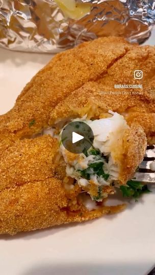 2.7M views · 61K reactions | Stuffed Catfish! www.brasscuisinespices.com | BrassCuisine | Harold Melvin & The Blue Notes · I Miss You, Pt. 1 Stuffed Catfish, Southern Fish Fry, Baked Catfish Recipes, Fried Catfish Recipes, Baked Catfish, Catfish Recipes, Blue Notes, Fried Catfish, Cajun Cooking