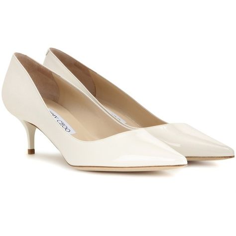 Jimmy Choo Aza Patent Leather Pumps ($490) ❤ liked on Polyvore featuring shoes, pumps, white, jimmy choo pumps, patent leather pumps, white patent leather shoes, white patent leather pumps and patent leather shoes White Jimmy Choo, Jimmy Choo Pumps, Patent Leather Shoes, White Pumps, Patent Leather Pumps, Shoes Pumps, Shoes White, Body Style, Leather Pumps