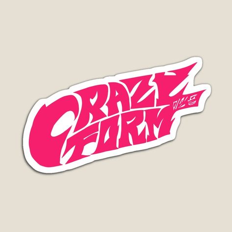 Crazy Form By Ateez Kpop Song by ArtRaftPro | Redbubble Crazy Form Ateez, Ateez Stickers Printable, Ateez Crazy Form, Ateez Logo, Ateez Stickers, I Am Greatful, Drawing Stickers, Album Concept, Stickers Kpop