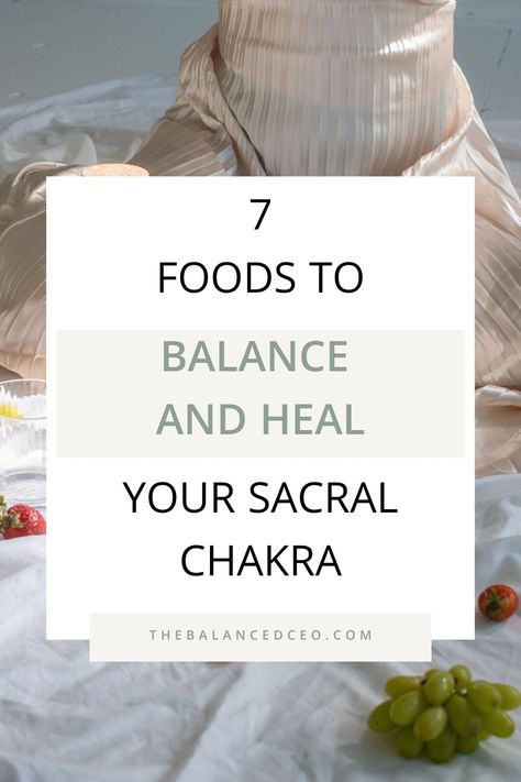 Discover how to balance your energy, and enhance creativity, pleasure, and emotional well-being by unlocking the power of your sacral chakra with these 7 healing foods. via @thebalancedceo Unlock Sacral Chakra, Balance Sacral Chakra, How To Heal Sacral Chakra, Sacral Chakra Foods, Chakra Foods, Negative Effects Of Alcohol, Sacral Chakra Healing, Second Chakra, Healing Foods