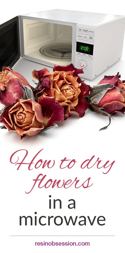 Microwave Flower Press, How To Dry Flowers, Flower Drying, Resin Inspiration, Drying Flowers, Dried Flowers Diy, Memorial Ideas, Gel Beads, Fleurs Diy