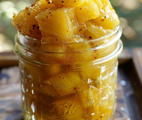 Pineapple Cowboy Candy Recipe – Chloe foods Pineapple Cowboy Candy Pepper Jelly, Cowgirl Candy Recipe With Pineapple, Pineapple Cowboy Candy Recipe, Pineapple Cowboy Candy, Cowboy Candy Jalapenos, Cowboy Candy Recipe, Candy Pineapple, Cowboy Candy, Candied Pineapple