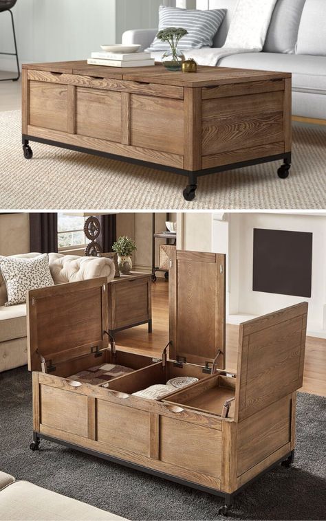 Sofa table with storage