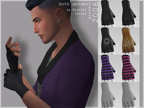 WistfulCastle's 2008 - gloves Sims4 Accessories, Ts4 Accessories, Los Sims 4 Mods, Female Sims, Sims 4 Dresses, Sims 4 Mm, Sims Four, The Sims 3, Sims 4 Cc Packs