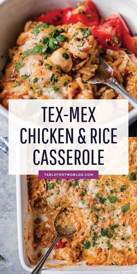 Tex Mex Casserole, Chicken Stuffing Casserole, Tex Mex Chicken, Casserole Chicken, Dinner Casserole Recipes, Chicken And Rice Casserole, Chicken Rice Casserole, Poultry Dishes, Mexican Dinner Recipes