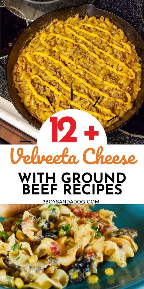 Velveeta And Ground Beef Recipes, Recipes With Velveeta Cheese, Velveeta Recipes, Rotel Recipes, Easy Beef Enchiladas, Ground Recipes, Beef Dip, Healthy Ground Beef, Ground Beef Recipes Healthy