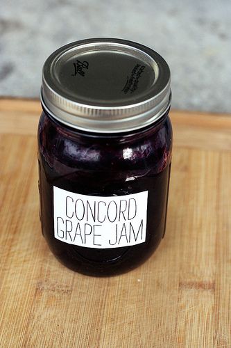 Concord Grape Jam Concord Grape Freezer Jam Recipe, Concord Grape Jam Recipe, How To Make Concord Grape Jam, Grape Jam No Pectin, Grape Jam From Juice, Grape Jam Recipe, Concord Grape Jelly, Homemade Grape Jelly, Grape Pie