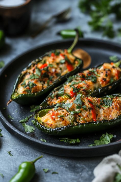 Irresistibly Delicious Stuffed Poblano Peppers You Can't Resist! Stuffed Plobanos Peppers Recipes, Stuffed Poblano Pepper Recipes, Easy Stuffed Poblano Peppers, Poblano Pepper Breakfast Recipes, Polenta Stuffed Poblano Peppers, Poblano Pepper Recipes, Chorizo Stuffed Poblano Pepper Recipes, Southwest Stuffed Poblano Peppers, Poblano Recipes