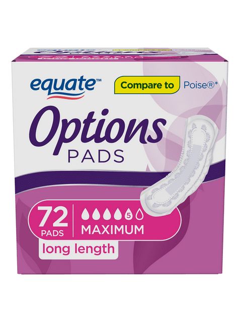 Incontinence Pads in Incontinence - Walmart.com Always Discreet, Maxi Pad, Incontinence Pads, Bladder Control, Menstrual Period, Flexible Design, Product Review, Focus On Yourself, Skin Health