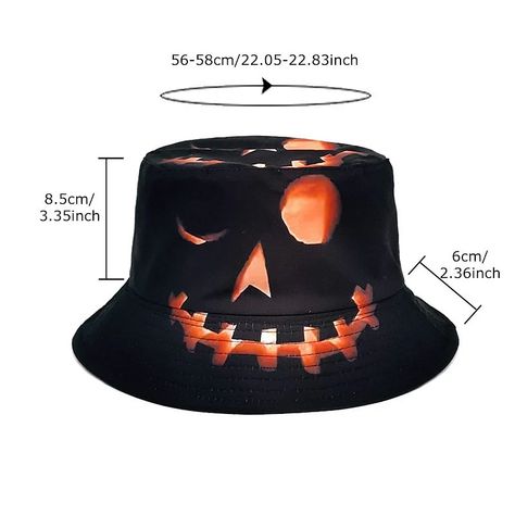 Halloween Hats Creative Cartoon Pumpkin Grimace Printed Sun-shade Fisherman Hat🎩👻 #halloween#costume#hat#pumpkin#scary Trick Or Treat Costume, Cartoon Pumpkin, Halloween Buckets, Orange Hats, Halloween Hats, Estilo Hip Hop, Fisherman Hat, Pumpkin Print, Digital Print Fabric