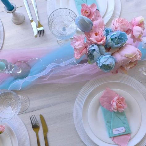 PINK-BLUE Wedding package Pink And Blue Wedding Decor, Wedding Decor Pastel, Wedding Package, Home Wedding, Blue Wedding, Pink Aesthetic, Quinceanera, Gender Reveal, Cotton Candy