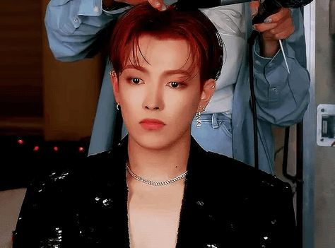 Kim Hongjoong Gif, Hongjoong Ateez Gif, Hongjoong Gif, Demon Lover, Ateez Gif, Hong Joong, Ateez Memes, Boy Gif, Hongjoong Ateez