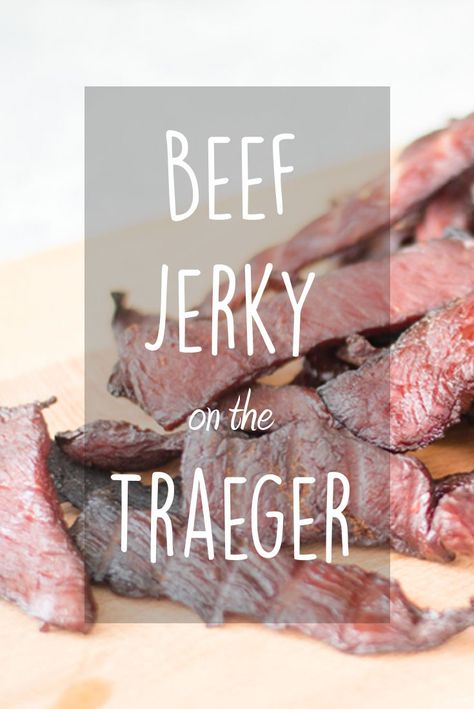 Traeger Jerky Recipe, Simple Beef Jerky Recipe, Easy Beef Jerky, Smoked Beef Jerky, Traeger Cooking, Beef Jerky Recipe, Traeger Smoker, Traeger Grill Recipes, Self Sufficient Living