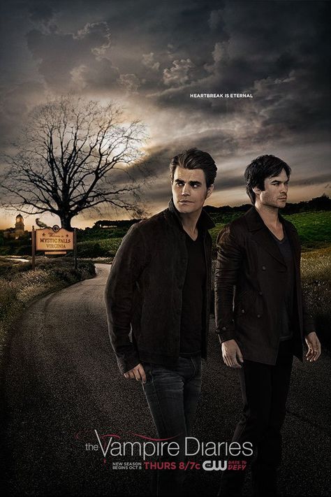 Tvd Season 7, Vampire Diaries Season 7, The Salvatore Brothers, James Purefoy, Ian Joseph Somerhalder, Vampire Diaries Poster, Vampier Diaries, Damon And Stefan, Vampire Diaries Stefan