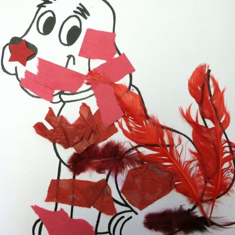 Clifford Preschool Activities, Clifford Crafts Preschool, Clifford The Big Red Dog Crafts, Clifford Craft, Clifford Activities, Preschool Color Theme, Red Week, Clifford The Big Red Dog, Pet Theme