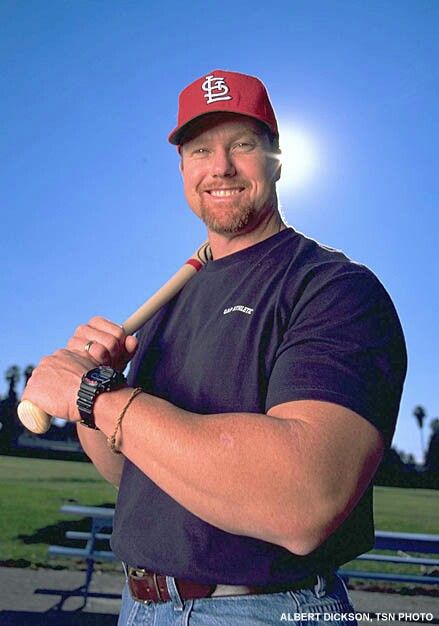 Mark Mcgwire Mark Mcgwire, Open Quotes, Sports Figures, Bearded Men, Baseball, Celebrities, Sports, Mens Tshirts, Mens Tops