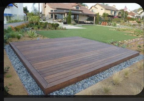 Backyard Wood Deck, Wood Deck Ideas, Backyard Deck Ideas On A Budget, Deck Ideas On A Budget, Septic Tank Covers, Backyard Deck Ideas, Small Backyard Decks, Ideas For Backyard, Backyard Plan