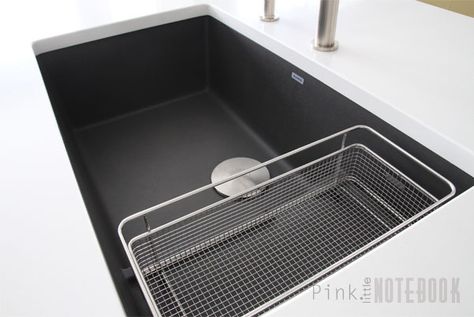 Thinking about the BLANCO SILGRANIT Sink? - Pink Little NotebookPink Little Notebook Blanco Kitchen Sink, Blanco Silgranit Sink, Kitchen Sink Ideas, Island Sink, Blanco Kitchen Sinks, Blanco Sink, Blanco Sinks, Sink Undermount, Silgranit Sink