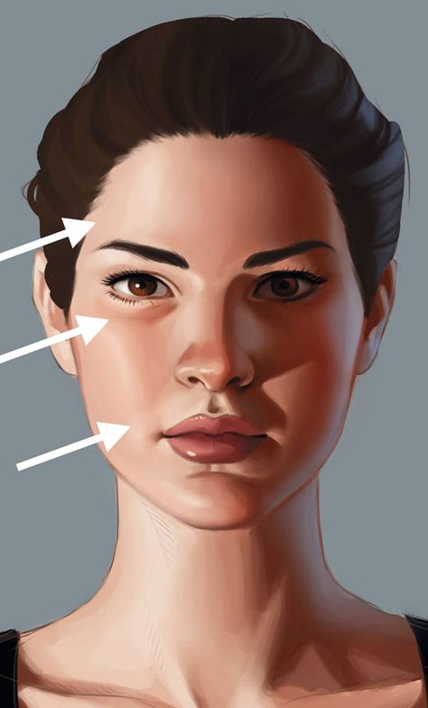 facial features  ILLUSTRATIONTIPS 3 top tips for mastering facial shadows Shadow Drawing, 얼굴 그리기, How To Shade, 수채화 그림, Digital Painting Tutorials, Facial Features, Art Instructions, Digital Art Tutorial, Digital Portrait