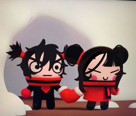 Cartoon Icons Matching Pfps, 4 People Pfp Matching, Puca And Garu Matching Icons, Pucca And Garu Matching Pfp, Pucca Matching Pfp, Cute Icons Matching, Pucca And Garu Matching Icons, Garu And Pucca, Matching 3 Pfp