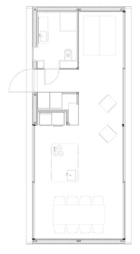 VIPP Shelter - Building Views Vipp Shelter, Shelter Building, Arched Cabin, Off Grid Tiny House, Pod House, Dionne Warwick, Small Space Interior Design, A Frame House Plans, Micro House