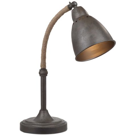 Safavieh Nari Desk Lamp ($71) ❤ liked on Polyvore featuring home, lighting, desk lamps, no color, safavieh lighting, safavieh lamps and safavieh Metal Lamps, Industrial Chic Style, Lamps Modern, Task Lamps, Diy Desk, Bedroom Lamps, Industrial Metal, Task Lighting, Modern Farmhouse Style