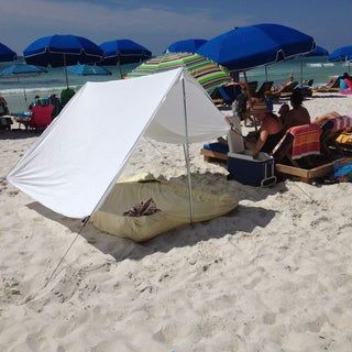 Portable Beach Shade : 16 Steps (with Pictures) - Instructables Diy Beach Tent, Beach Picnic Party, Camping Images, Trail Life, Diy Tent, Beach Shade, Diy Beach, Diy Shades, Beach Tent