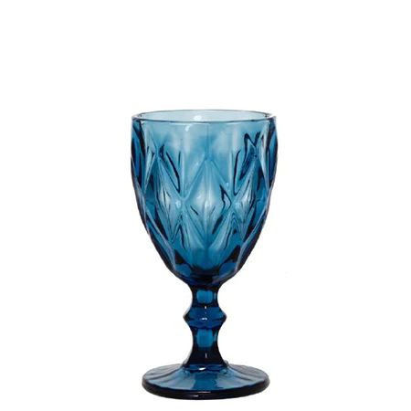 Essex Tinted Lapis Goblet 12oz | Smith Party Rentals Diamond Texture, Glassware Collection, Water Goblets, Hospitality Industry, Event Rentals, Party Rentals, Glass Texture, 7 H, Event Rental