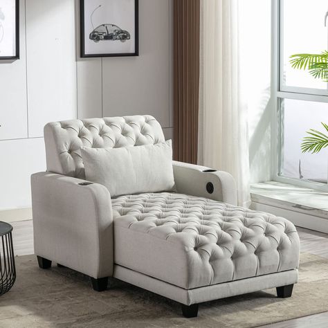 Modern Recliner Chairs, Office Beige, Chaise Lounge Indoor, Bed Aesthetic, Convertible Chair, Apartment Office, Corner Sofa Set, Convertible Sofa Bed, Inspire Me Home Decor