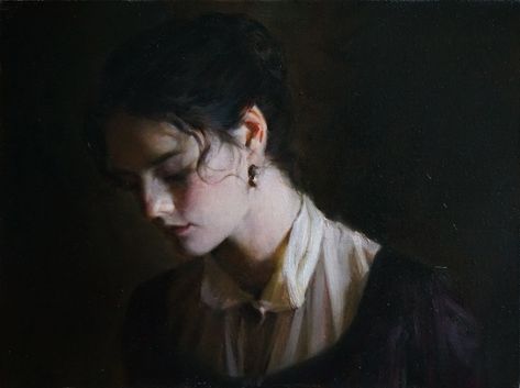 ArtStation - Wuthering Heights（Oil Painting）, Liu Xiao Catherine Earnshaw, Emily Bronte, Wuthering Heights, Seasonal Home Decor, Art Website, Anime Drawings Boy, Room Posters, Portrait Art, Dark Academia