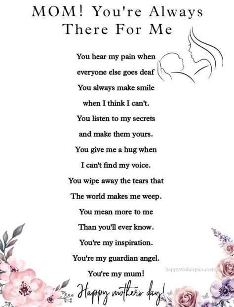 Happy Mother’s Day 2023 Beautiful Poems | Wishes Pics Mother's Day Short Speech, Mother’s Day Paragraph, Short Mother’s Day Poems, Sweet Mother’s Day Poems, Mother’s Day Poems, Mother’s Day Poem, Mothers Day Poems From Daughter, My Mother Poem, Poems Mother