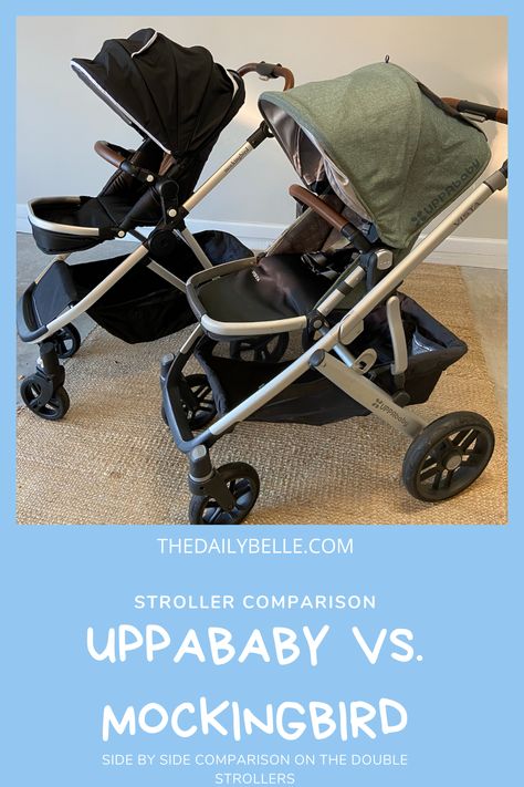 Mocking Bird Stroller, Best Strollers 2023, Uppababy Vista Double, Baby Inventions, Mockingbird Stroller, Stroller Hacks, Triple Stroller, Baby Baker, Best Stroller