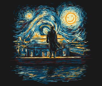 Sherlock Starry Night T-Shirt Sherlock Poster, Vincent Willem Van Gogh, Whatsapp Wallpapers Hd, Jim Moriarty, Mrs Hudson, Sherlock Fandom, Arte Van Gogh, The Starry Night, John Watson