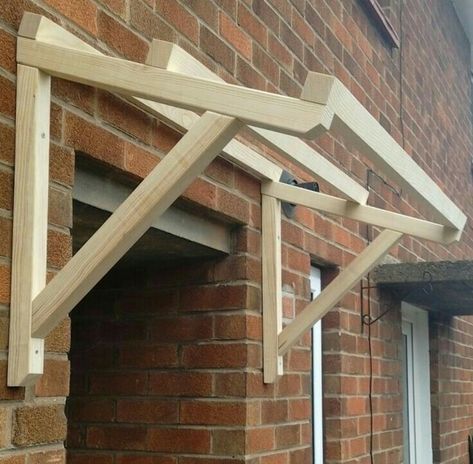 Door Canopy Porch, Timber Front Door, Girls Bed Canopy, Door Overhang, Front Door Canopy, Porch Canopy, Canvas Canopy, Canopy Bedroom, Door Canopy