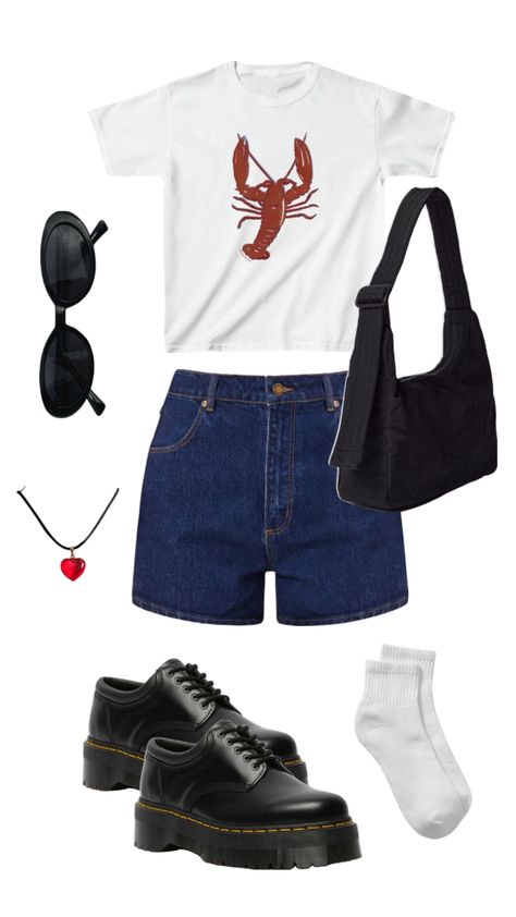 #coolgirloutfit #summeroutfit #cuteoutfitinspo #outfit #summer #summeroutfit #izzyikt49 Tomboy Outfits Summer, Outfits Faldas, Cute Summer Outfit, Dream Outfits, Tomboy Outfits, Jong Suk, Lee Jong, Cute Summer Outfits, Outfit Summer