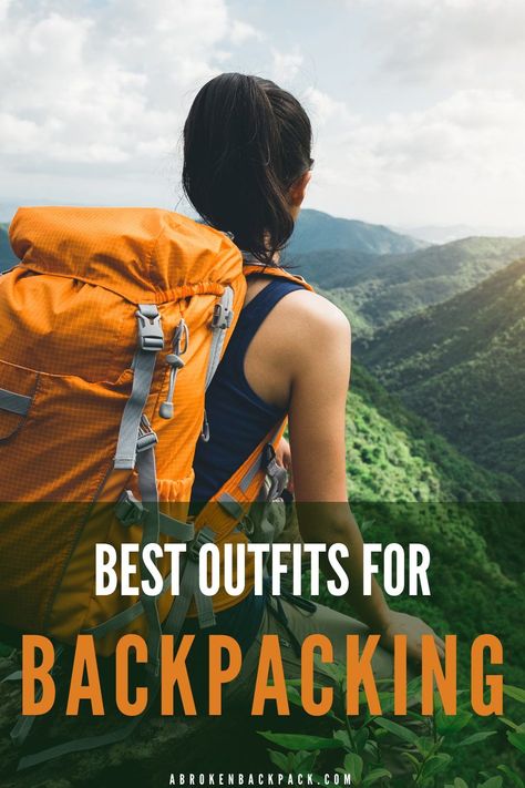 Your COMPLETE guide to the best outfits for backpacking. It's time to prepare your backpacking wardrobe with a few new outfits ideas that are perfect for your upcoming summer travel adventures. Read our guide and learn how to create a cute backpacking outfit. Click the link to get started! Backpacking Outfits Summer, Backpacking Outfits, Travel Backpack Essentials, Backpacking Checklist, Backpacking Essentials, Summer Backpacking, Backpack Outfit, Backpacking Asia, Orange Backpacks