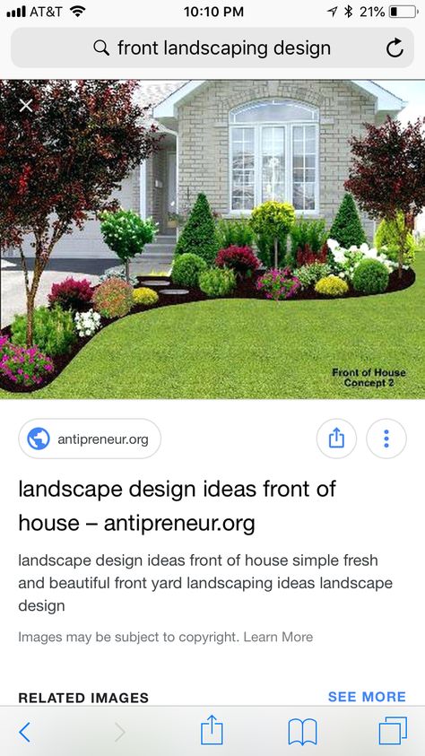 Front Landscaping Design, Cheap Landscaping Ideas, Landscape Design Ideas, Landscape Gardening, Modern Front Yard, Front Garden Landscape, Small Front Yard Landscaping, Front Yard Design, Meteor Garden 2018