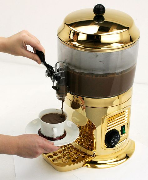 Hot Chocolate Machine, Chocolate Shot, Chocolate Machine, Hot Chocolate Maker, Unique Appliances, Chocolate Shots, Homemade Hot Chocolate Mix, Gold Investment, Drinking Chocolate