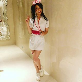 Nurse Costume, White Collared Shirt, White Bras, Black Pleated Skirt, All White Outfit, Bra And Panty Sets, Black Knees, Victoria Secret Angels, Boho Vibe