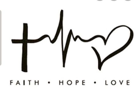 Family Heart Tattoos, Unique Tattoos With Meaning, Hope And Faith Quotes, Meaning Symbols, Simple Tattoo With Meaning, Tattoo Sonne, Faith Hope Love Tattoo, Hope Tattoo, Tattoo Tiny