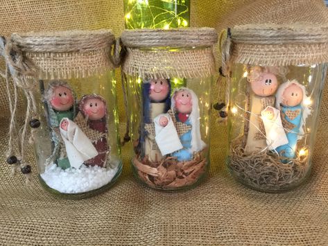 Advent Crafts, Sunday School Crafts For Kids, Handmade Christmas Crafts, Nativity Crafts, Diy Decor Ideas, Home Diy Ideas, Home Diy Decor, Christmas Ornaments Homemade, Christmas Ornament Crafts