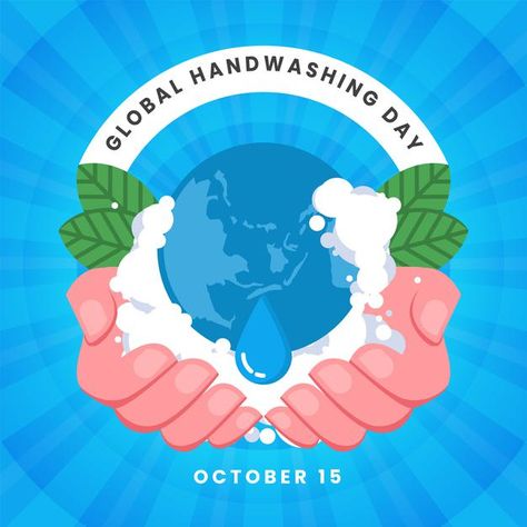 World Hand Hygiene Day, Global Handwashing Day, Day Illustration, Hand Hygiene, Vector Hand, City Art, Hand Washing, Premium Vector, Graphic Resources