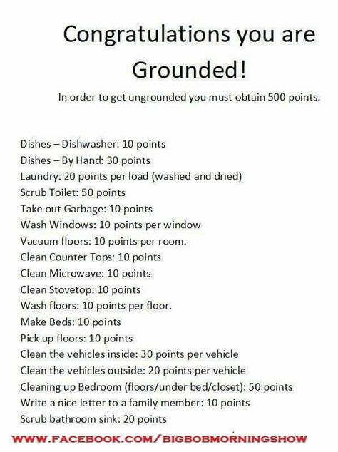 Parenting Congratulations You’re Grounded, Congratulations You Got Grounded, Kids Psychology, Knick Nacks, Chore Ideas, Family Meetings, Chore Board, Rules For Kids, Family Tips