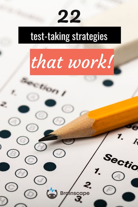 Test-taking strategies that will keep you cool, calm, and collected so that you can perform at your best on the day of the test. #study #exams #revision #studymotivation #brainscape #testtakingtips #testtakingstrategies Test Strategies, Study Tips For College, Best Grades, Cool Calm And Collected, Test Taking Strategies, Best Study Tips, Testing Strategies, Set Yourself Up For Success, State Testing