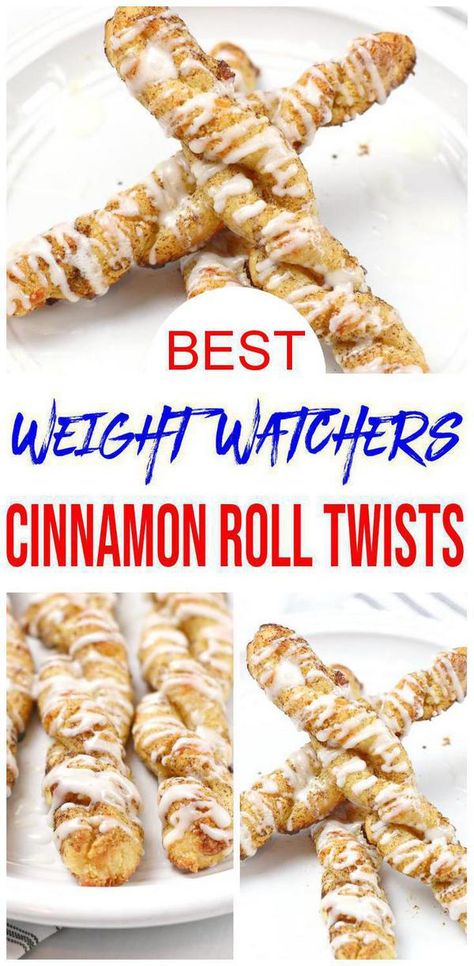 Weight Watchers Cinnamon Roll Twists! EASY Weight Watchers recipe for BEST cinnamon roll twists. WW cinnamon roll recipe. BEST Weight Watchers cinnamon rolls recipe. Great Weight Watchers snacks, Weight Watchers desserts, Weight Watchers  breakfast everyone will love. Perfect Weight Watchers diet recipe. Homemade not store bought WW  snacks or WW desserts w/ WW #cinnamon rolls. Simple, quick, tasty & delish ooey gooey Weight Watchers cinnamon roll twists #easyrecipe Cinnamon Roll Twists, Weight Watcher Cookies, Cinnamon Streusel Muffins, The Best Cinnamon Rolls, Ww Snacks, Weigh Watchers, Cinnamon Twists, Weight Watchers Recipes Desserts, Best Cinnamon Rolls